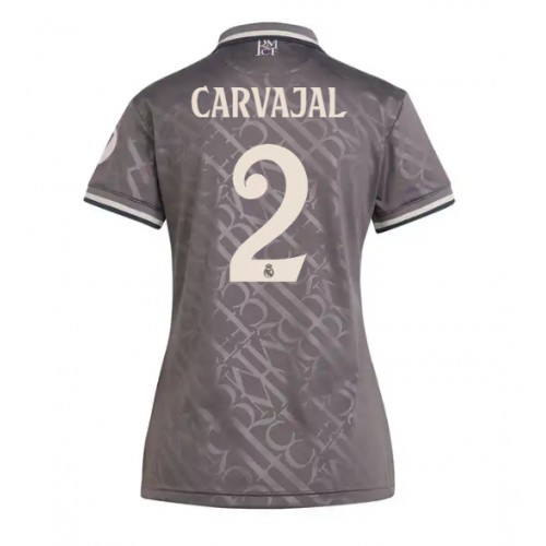 Real Madrid Daniel Carvajal #2 Rezervni Dres za Ženska 2024-25 Kratak Rukav